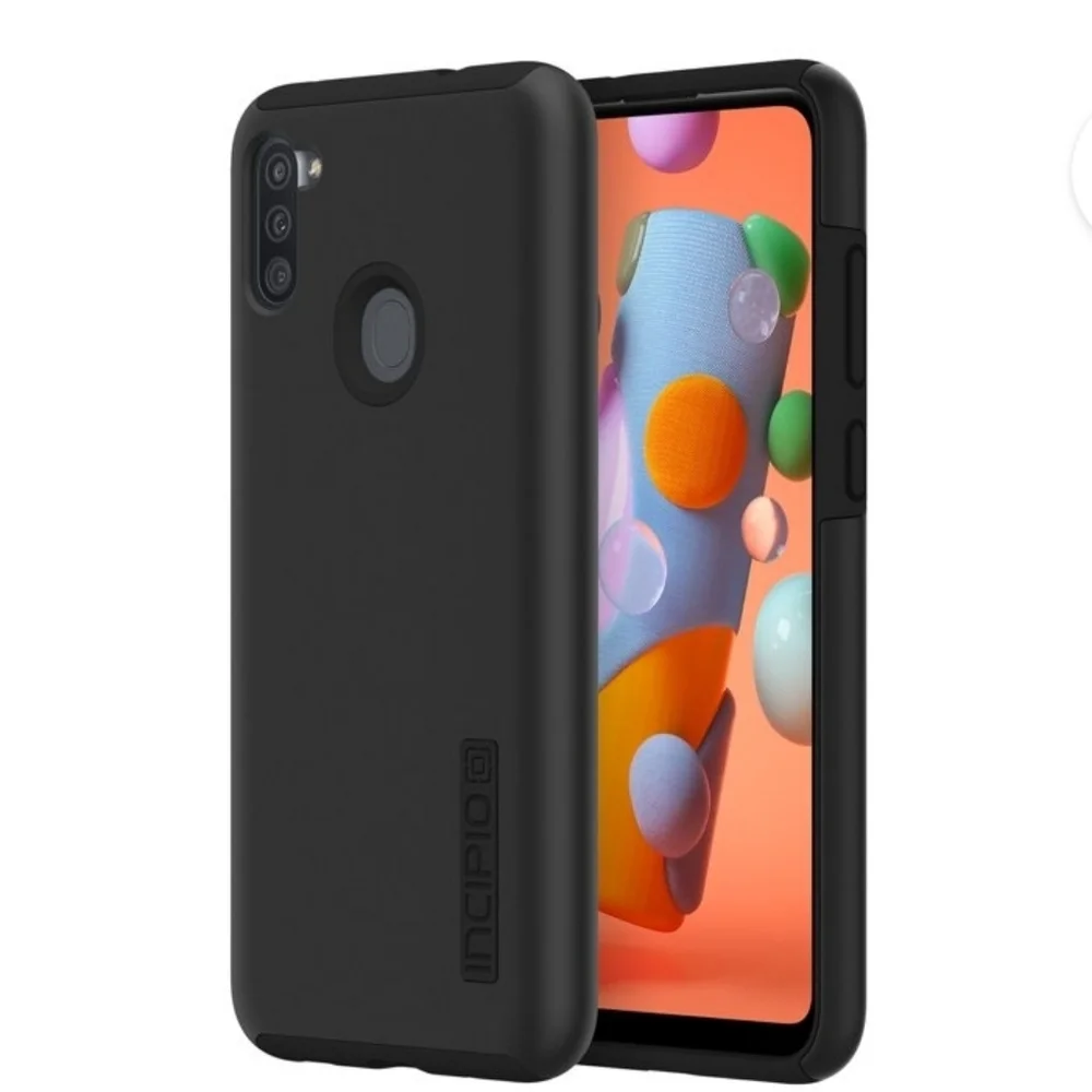 Incipio Dualpro Dual Layer Case Black for Samsung Galaxy A11 Shock Absorbing NEW